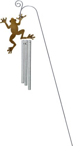Jacob's Musical Chimes hand tuned chime. frog planter chime.
