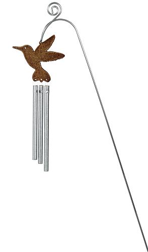 Jacob's Musical Chimes hand tuned chime. hummingbird planter chime.