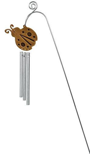 Jacob's Musical Chimes hand tuned chime. ladybug planter chime.