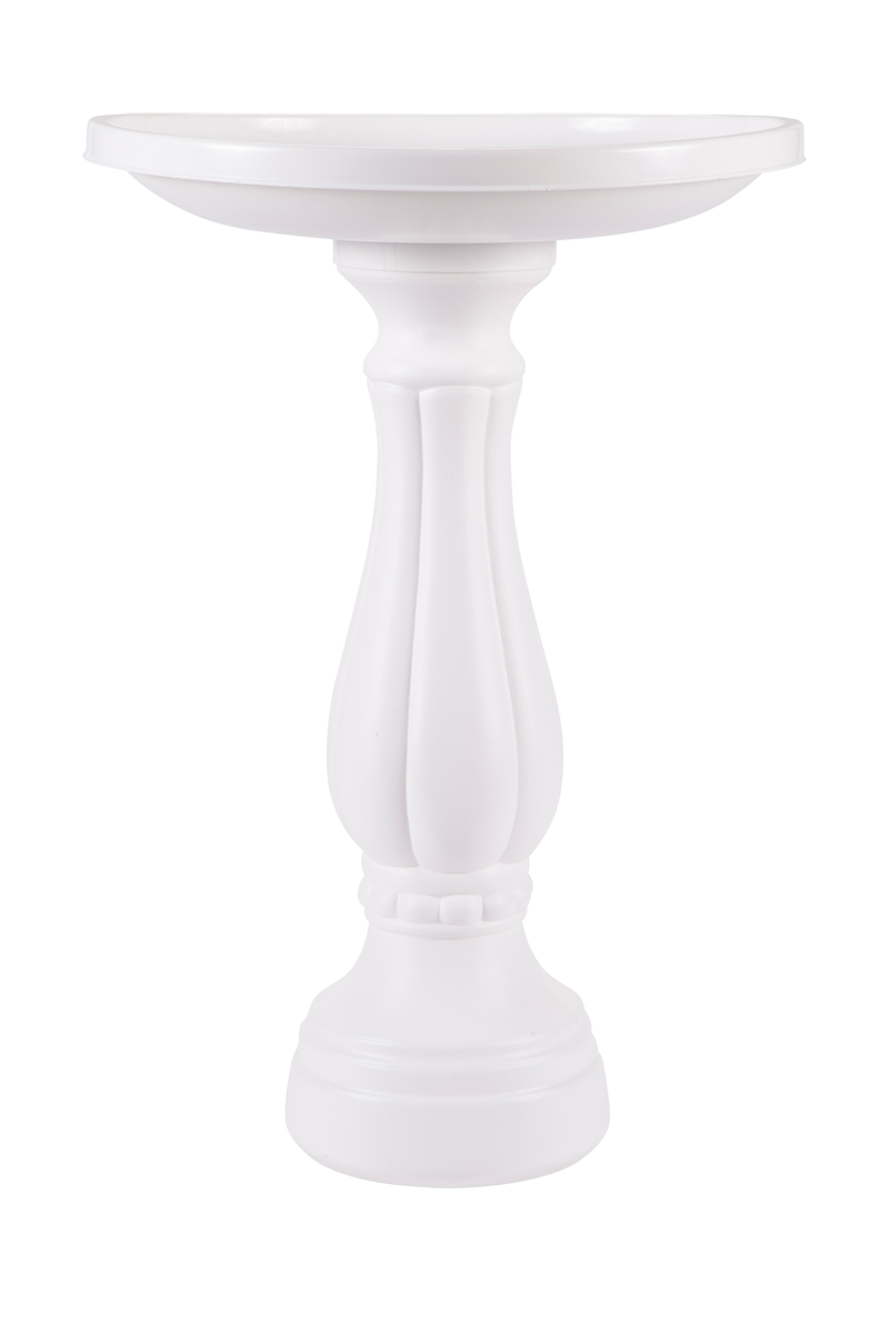 Promo Bird Bath - Casper White