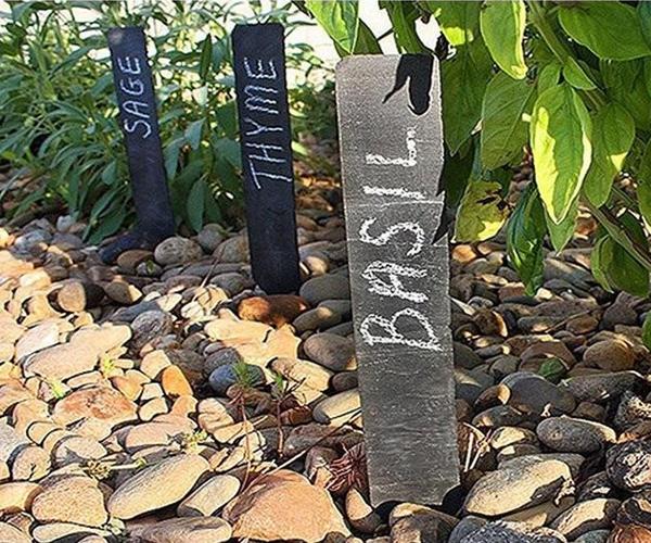 Slate Garden Stakes - Garden Markers