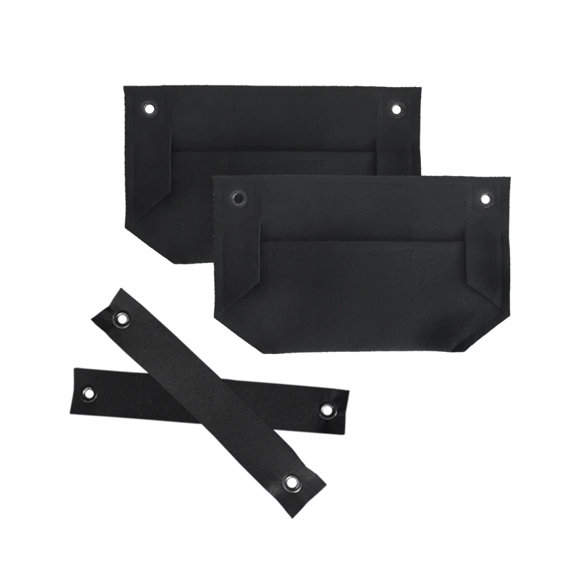 Indoor/Outdoor Vertical Garden - Pro Jr. I Pocket Wall Planter - Jr. Black - One Pocket
