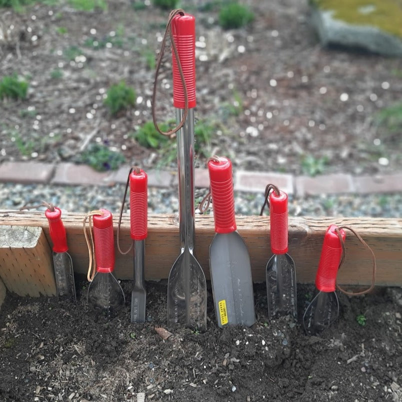 Wilcox stainless steel garden tool collection. Made in the USA.