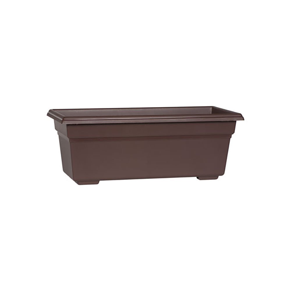 18 window box planters Countryside Flower Box Planter, Brown, 18-Inch